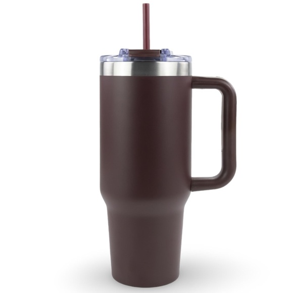 CUSTOM ENGRAVED 40oz Powder Coated Big Swig Tumbler MULLED WINE - Picture 1 of 6